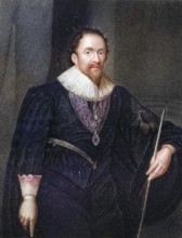 William Herbert, Earl of Pembroke, 1580-1630, English Lord Chamberlain. From the book Lodges