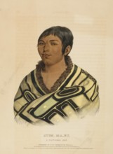 Stum-Ma-Nu, A Flat-Head Boy (1838), Native American, Historical Native American tribes from North