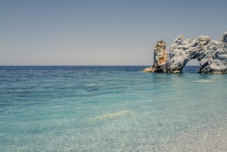 Greek island Skiathos with the beautiful beach called Lalaria, Greece, Europe