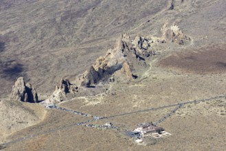 Panorama during the ascent to Alto de Guajara, 2715m, to the bizarrely shaped rock formations of