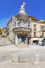 Piazza Duomo, Taormina, Sicily, Italy, Europe