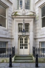 East entrance to Temple Gardens, Middle Temple Lane, Inns of Court & Chancery, London, England,