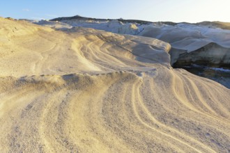 Rock formations, Sarakiniko, Milos Island, Greece, Europe