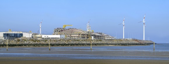 Fluxys Zeebrugge LNG Terminal, liquefied natural gas import terminal in the harbour of Zeebruges