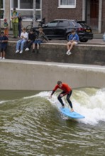 Surfing facility in the city centre of Rotterdam, Rif010, supposedly the world's first wave