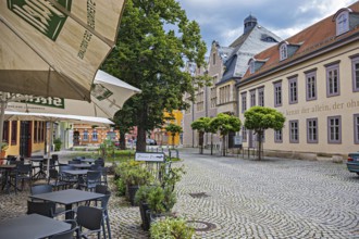 Neumarkt in Rudolstadt, Thuringia, Germany, Europe