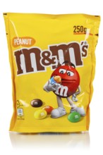 M&M's chocolate lentils Peanut by Mars Inc. cut-out isolated