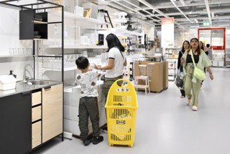 Ikea showroom kitchen