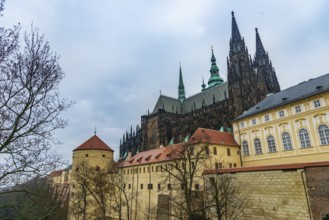 St Vitus Cathedral at Prague Castle, Old Town, history, city trip, tourism, Prague, Czech Republic,