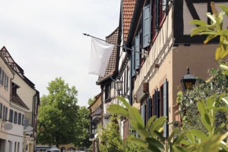 The historic old town centre of Ladenburg (Rhine-Neckar district)