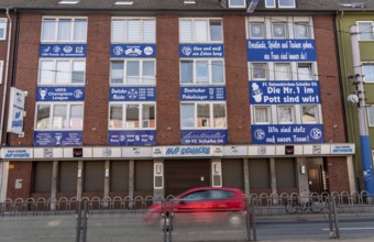 The Schalke Mile, Mile of Tradition, Kurt-Schumacher-Straße in Gelsenkirchen-Schalke, Schalke