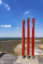 The Haniel spoil tip, 185 metre high spoil tip, at the Prosper Haniel mine, which was closed in