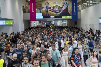 Gamescom, the world's largest trade fair for video and computer games, in Cologne, Germany, Europe