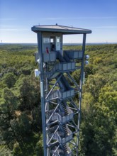 Fire watch tower on the Rennberg, near Flaesheim, Haltern am See, in the Haard forest area, one of