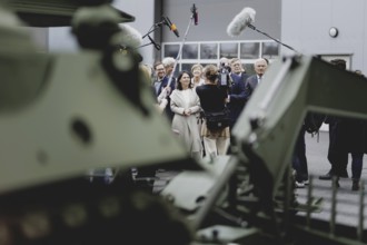 (L-R) Annalena Bärbock (Bündnis 90/Die Grünen), Federal Foreign Minister, and Dennis Buerjes,