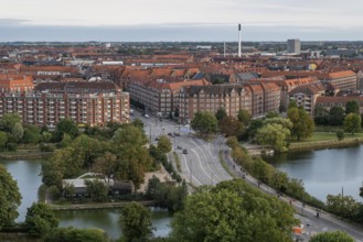 View from Vor Frelsers Kirke to Torvegade and the Amagerbro Vest neighbourhood, Copenhagen,