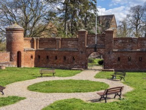 Fortress Dömitz at the Elbe river, Germany, Europe