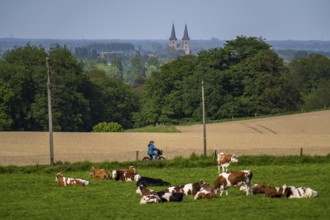 Sonsbecker Schweiz, part of the Lower Rhine mountain range, an end moraine pushed up during the