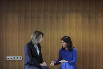 Hanke Bruins Slot, Foreign Minister of the Netherlands, and Annalena Bärbock (Bündnis 90/Die