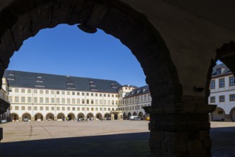 Friedenstein Castle, Gotha, Thuringia, Germany, Europe