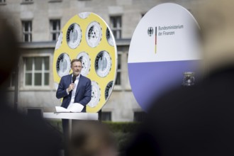 Christian Lindner (FDP), Federal Minister of Finance, photographed during the presentation of the