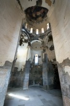 Armenian Church of St Gregory of the Abughamrents, Interior, Ani Archaeological site, Kars, Turkey,