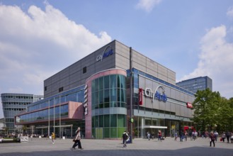 CityPalais shopping centre on Königstraße, the shopping street in Duisburg, Ruhr area, independent