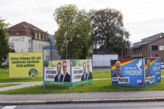 The hot phase of the state election campaign in Saxony can be seen in the amount of different