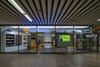 SSB Stuttgarter Straßenbahnen, customer centre, customer centre, subway, logo, city centre,