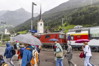 Gotthard Panorama Express, tourist train of the Swiss Federal Railways on the Gotthard railway.