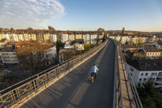 The Nordbahntrasse, a cycle path, footpath, on a former 22 km long railway line, along the