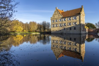 Burg Hülshoff, Havixbeck, Münsterland, North Rhine-Westphalia, Germany, Europe