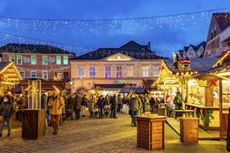 Christmas market in Unna, North Rhine-Westphalia, Germany, Europe