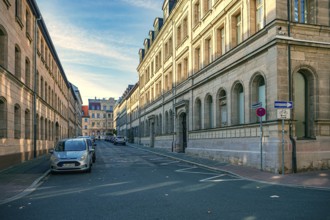 Hallemannstraße in Fürth, Bavaria, Germany, Europe