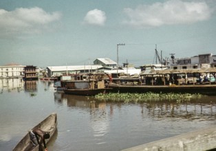 Harbour district in the city of Barranquilla, Colombia, South America 1961, South America