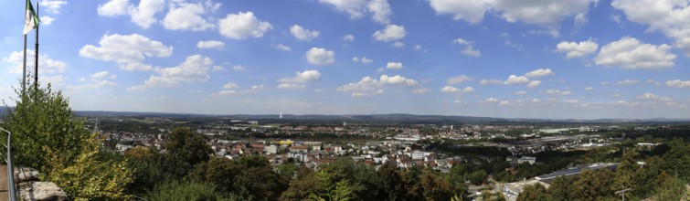 View of Homburg Saar from the Schlossberg