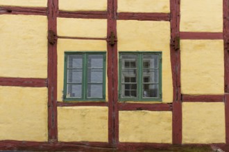 Half-timbered house, Kerteminde, Funen, Region Syddanmark, Denmark, Europe