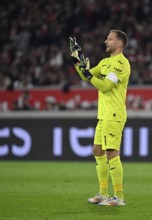 Goalkeeper Oliver Baumann TSG 1899 Hoffenheim (01) Gesture Gesture MHPArena, MHP Arena Stuttgart,