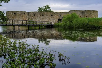 Kronoberg Castle Ruins (Kronobergs slottsruin), Växjö, Smaland, Kronobergs län, Sweden, Europe