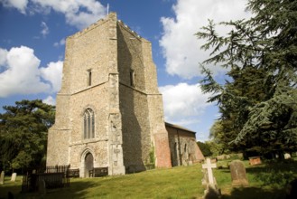 Church of St Mary the large tower dating form the medieval period when the church was much larger,