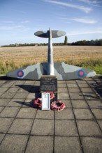 Second world war RAF memorial, Bradwell on Sea, Essex, England, UK