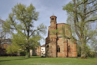 Old tower built in 994, Ottonian, landmark, Mettlach, Saarland, Germany, Europe