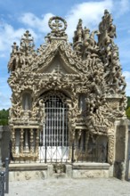 Hauterives. Grave of the Postman Ferdinand Cheval at the cemetery. Drôme, Auvergne-Rhone-Alpes,