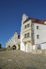 Renaissance Colditz Castle with escape museum about Allied prisoners of war and youth hostel,