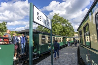 The historic steam train connection with the narrow-gauge train called the Rasenden Roland, the