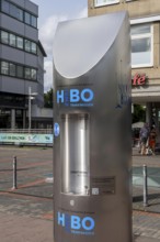 Drinking water dispenser from Stadtwerke Bochum, in the city centre, at the main railway station,