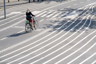 The Nørrebro district in Copenhagen, lively, multicultural and student neighbourhood, Superkilen