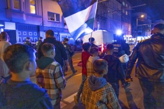 Demonstration by pro-Palestinian activists in Duisburg-Hochfeld, around 110 demonstrators marched