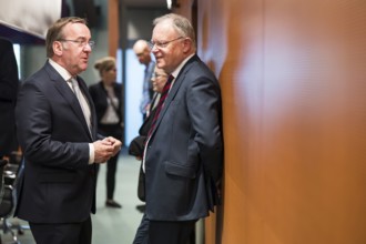 Boris Pistorius (Federal Minister of Defence, SPD) and Stephan Weil (Minister-President of Lower