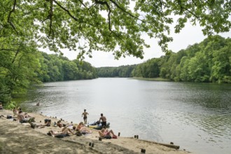 Bathing area, Krumme Lanke, Zehlendorf, Steglitz-Zehlendorf, Berlin, Germany +++ NO MODEL RELEASE